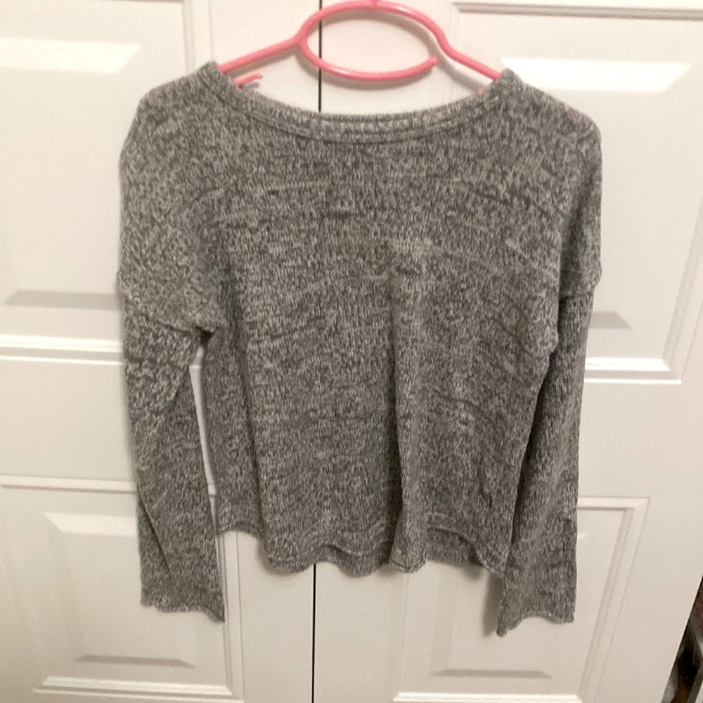 gray sweater